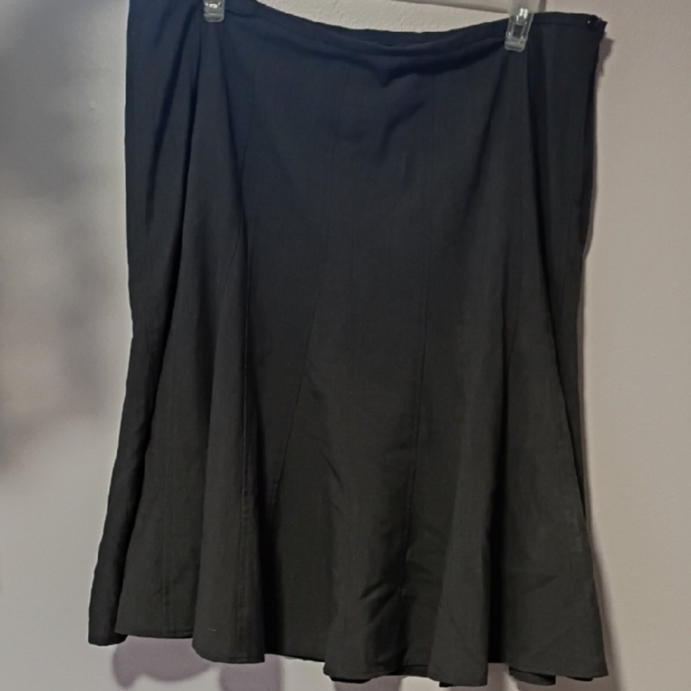 Covington Charcoal A-Line Skirt